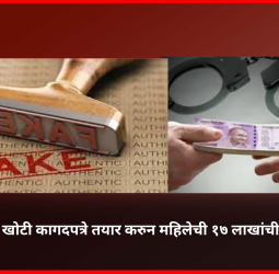 मिळकतीची खोटी कागदपत्रे तयार करुन महिलेची १७ लाखांची फसवणूक