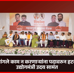 शिवसेनेत चांगले काम न करणाऱ्यांना पदावरुन हटवले जाईल -  उद्योगमंत्री उदय सामंत