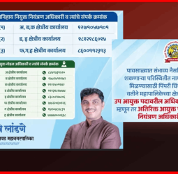 पावसाळ्यातील आपत्ती व्यवस्थापनासाठी महापालिका सज्ज, अधिकाऱ्यांची नियुक्ती