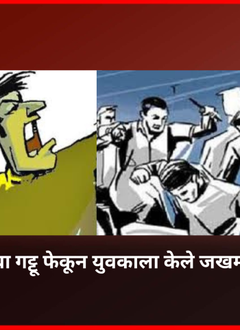 सिमेंटचा गट्टू फेकून युवकाला केले जखमी