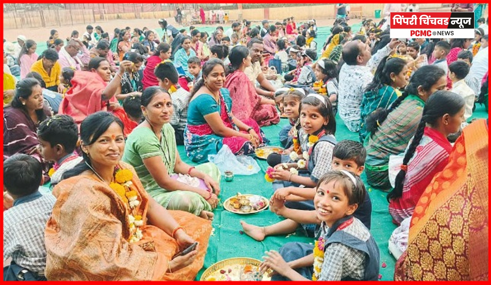 आळंदीतील ज्ञानेश्वर विद्यालयात उत्साहात मातृ-पितृ पूजन सोहळा