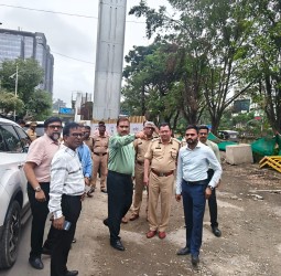 पिंपरी-चिंचवड पोलिस आयुक्तांनी केली पालखी मार्गाची पाहणी, महापालिका व महामेट्रो प्रशासनाला दिल्या आवश्यक सूचना