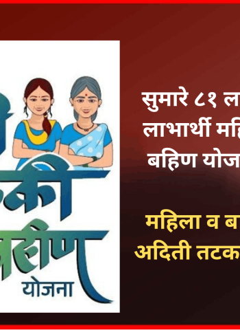 सुमारे ८१ लाख नोंदणीकृत लाभार्थी महिलांना लाडकी बहिण योजनेतून वगळले, महिला व बालविकास मंत्री अदिती तटकरे यांची माहिती