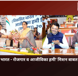 'विकसित भारत - रोजगार व आजीविका हमी' मिशन बाबत कार्यशाळा