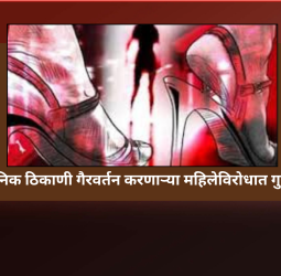 सार्वजनिक ठिकाणी गैरवर्तन करणाऱ्या महिलेविरोधात गुन्हा दाखल