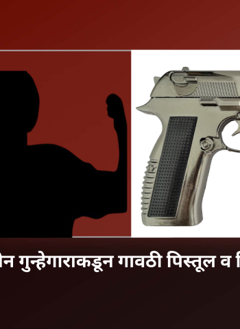 भोसरीत अल्पवयीन गुन्हेगाराकडून गावठी पिस्तूल व जिवंत काडतूस जप्त