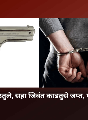 भोसरीत तीन पिस्तुले, सहा जिवंत काडतुसे जप्त, एकाला अटक