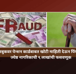 फेसबुकवर पेन्शन कार्डबाबत खोटी माहिती देऊन पिंपरीतील ज्येष्ठ नागरिकाची ९ लाखांची फसवणूक