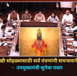 आषाढी पालखी सोहळ्यासाठी सर्व यंत्रणांनी समन्वयाने काम करावे -  उपमुख्यमंत्री सुनेत्रा पवार