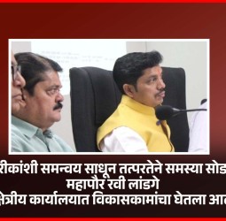 नागरीकांशी समन्वय साधून तत्परतेने समस्या सोडवा : महापौर रवी लांडगे