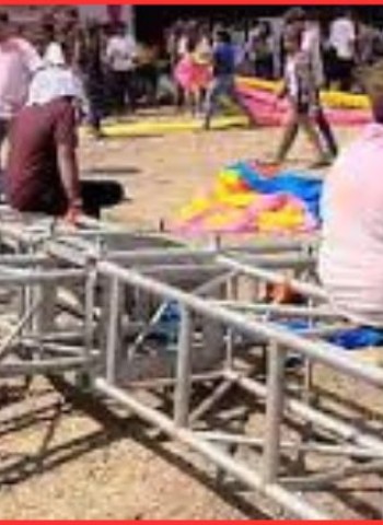 होळीविशेष कार्यक्रमात अपघात, लाईटचा गर्डर कोसळून १० हून अधिक जखमी