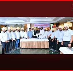 महिंद्रा लॉजिस्टिक व स्वाभिमानी श्रमिक कामगार संघटनेत वेतनवाढ करार