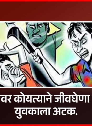 युवकावर कोयत्याने जीवघेणा हल्ला, युवकाला अटक