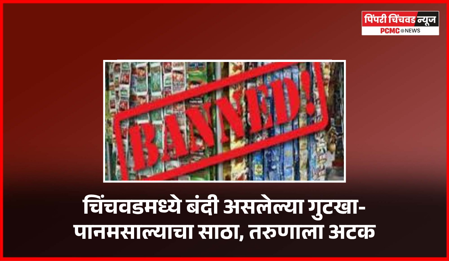 चिंचवडमध्ये बंदी असलेल्या गुटखा-पानमसाल्याचा साठा, तरुणाला अटक