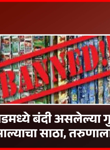 चिंचवडमध्ये बंदी असलेल्या गुटखा-पानमसाल्याचा साठा, तरुणाला अटक