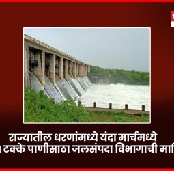 राज्यातील धरणांमध्ये यंदा मार्चमध्ये ६४.४१ टक्के पाणीसाठा, जलसंपदा विभागाची माहिती