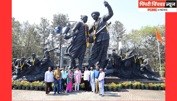 बीज सोहळ्यानिमित्त महापालिकेच्या वतीने संत तुकाराम महाराजांना अभिवादन