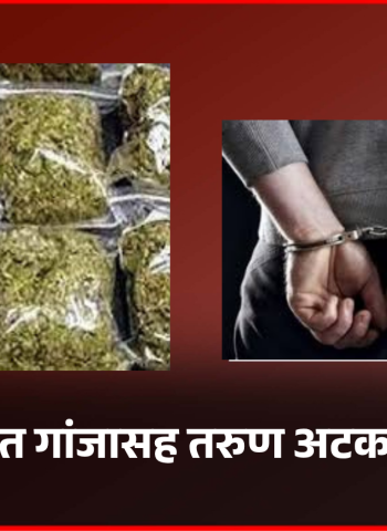 चिखलीत गांजासह तरुण अटक, एक फरार