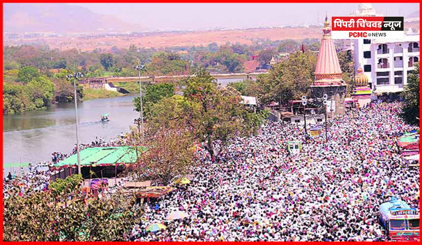 हजारो भाविकांनी अनुभवला संत तुकाराम महाराजांचा बीज सोहळा