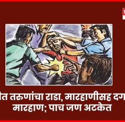 भोसरीत तरुणांचा राडा, मारहाणीसह दगडफेक, मारहाण; पाच जण अटकेत