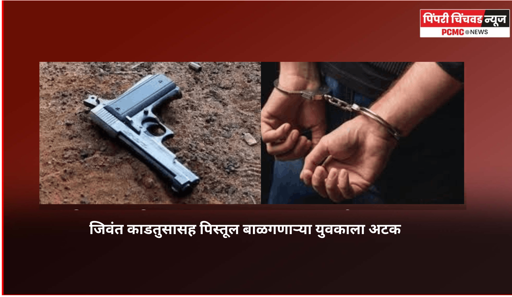 जिवंत काडतुसासह पिस्तूल बाळगणाऱ्या युवकाला अटक