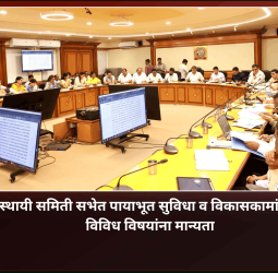 स्थायी समिती साप्ताहिक सभेत पायाभूत सुविधा व विकासकामांसह विविध विषयांना मान्यता