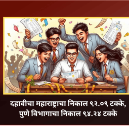 दहावीचा महाराष्ट्राचा निकाल ९२.०९ टक्के, कोकण विभागाचा निकाल सर्वाधिक, पुणे विभागाचा निकाल ९४.२४ टक्के