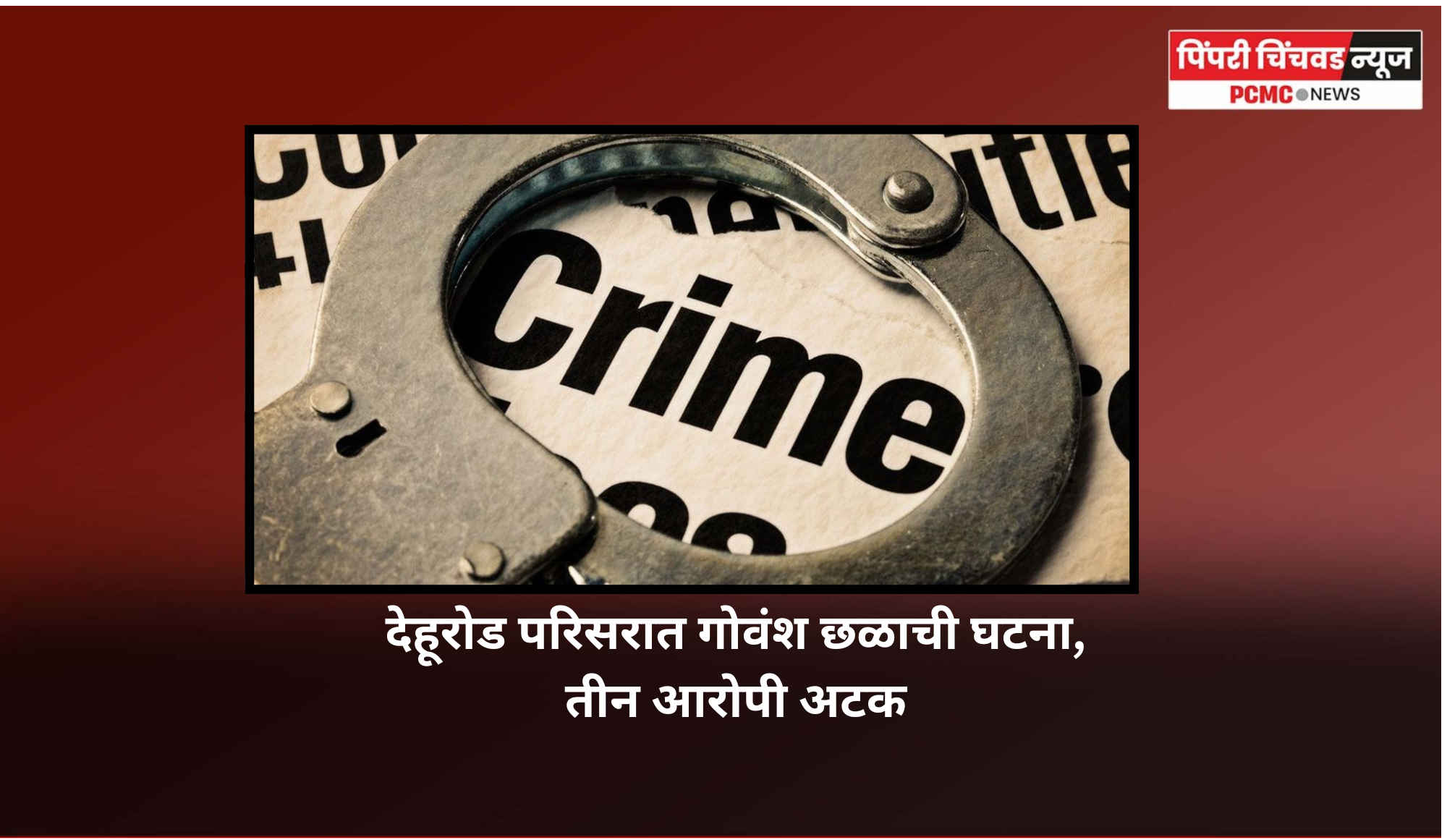 देहूरोड परिसरात गोवंश छळाची घटना, तीन आरोपी अटक