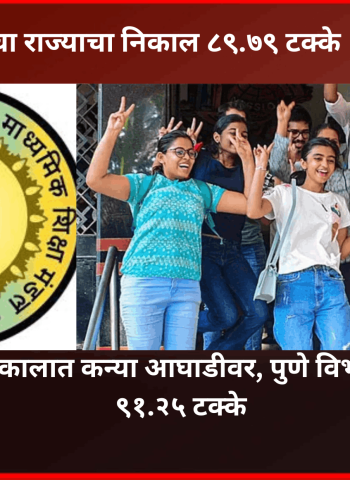 बारावीचा राज्याचा निकाल ८९.७९ टक्के, यंदाच्याही निकालात कन्या आघाडीवर, पुणे विभागाचा निकाल ९१.२५ टक्के