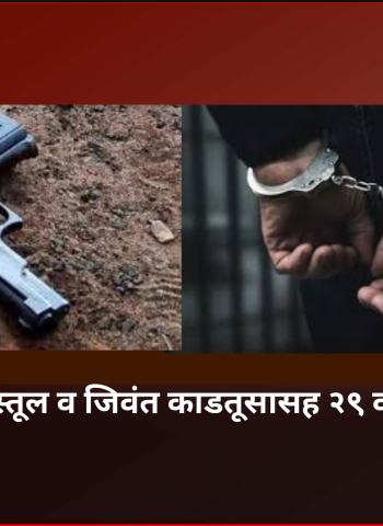 चाकणमध्ये देशी पिस्तूल व जिवंत काडतूसासह २९ वर्षीय युवक अटकेत
