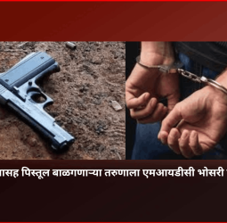 जिवंत काडतूसासह पिस्तूल बाळगणाऱ्या तरुणाला एमआयडीसी भोसरी परिसरातून अटक
