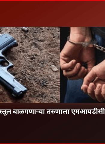 जिवंत काडतूसासह पिस्तूल बाळगणाऱ्या तरुणाला एमआयडीसी भोसरी परिसरातून अटक