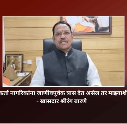 शिवसेनेचा कार्यकर्ता नागरिकांना जाणीवपूर्वक त्रास देत असेल तर माझ्याशी संपर्क साधावा - खासदार श्रीरंग बारणे