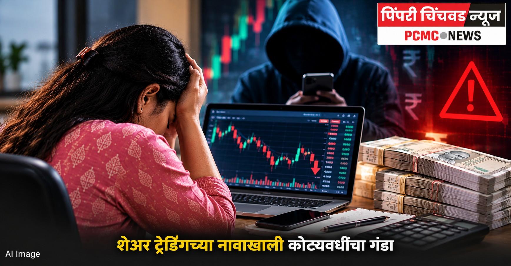 शेअर ट्रेडिंगच्या नावाखाली कोट्यवधींचा गंडा