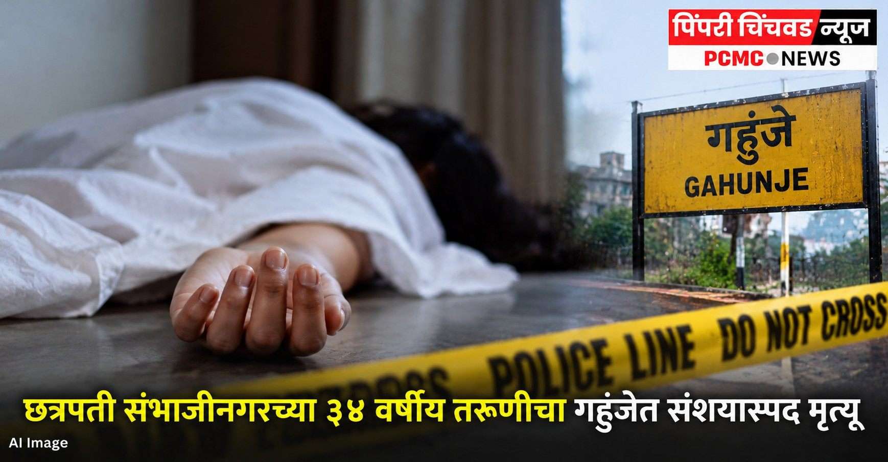 छत्रपती संभाजीनगरच्या ३४ वर्षीय तरुणीचा गहुंजेत संशयास्पद मृत्यू