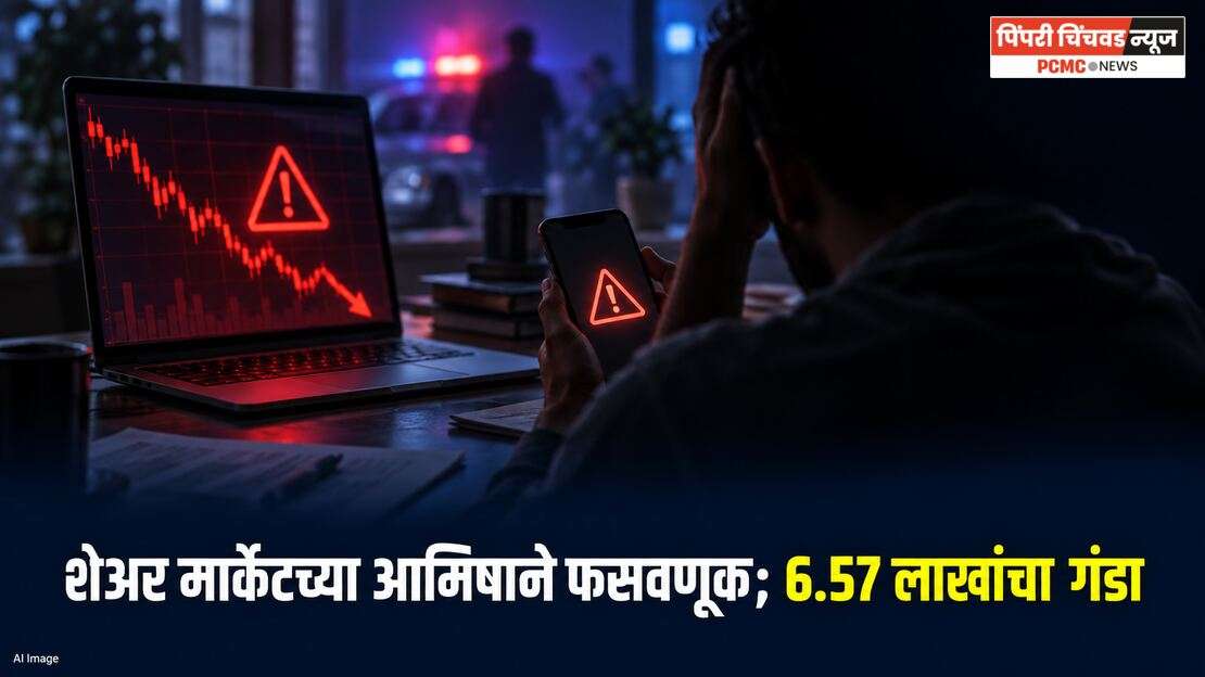 शेअर मार्केटमध्ये नफ्याचे आमिष; हिंजवडीतील तरुणाची 6.57 लाखांची ऑनलाइन फसवणूक