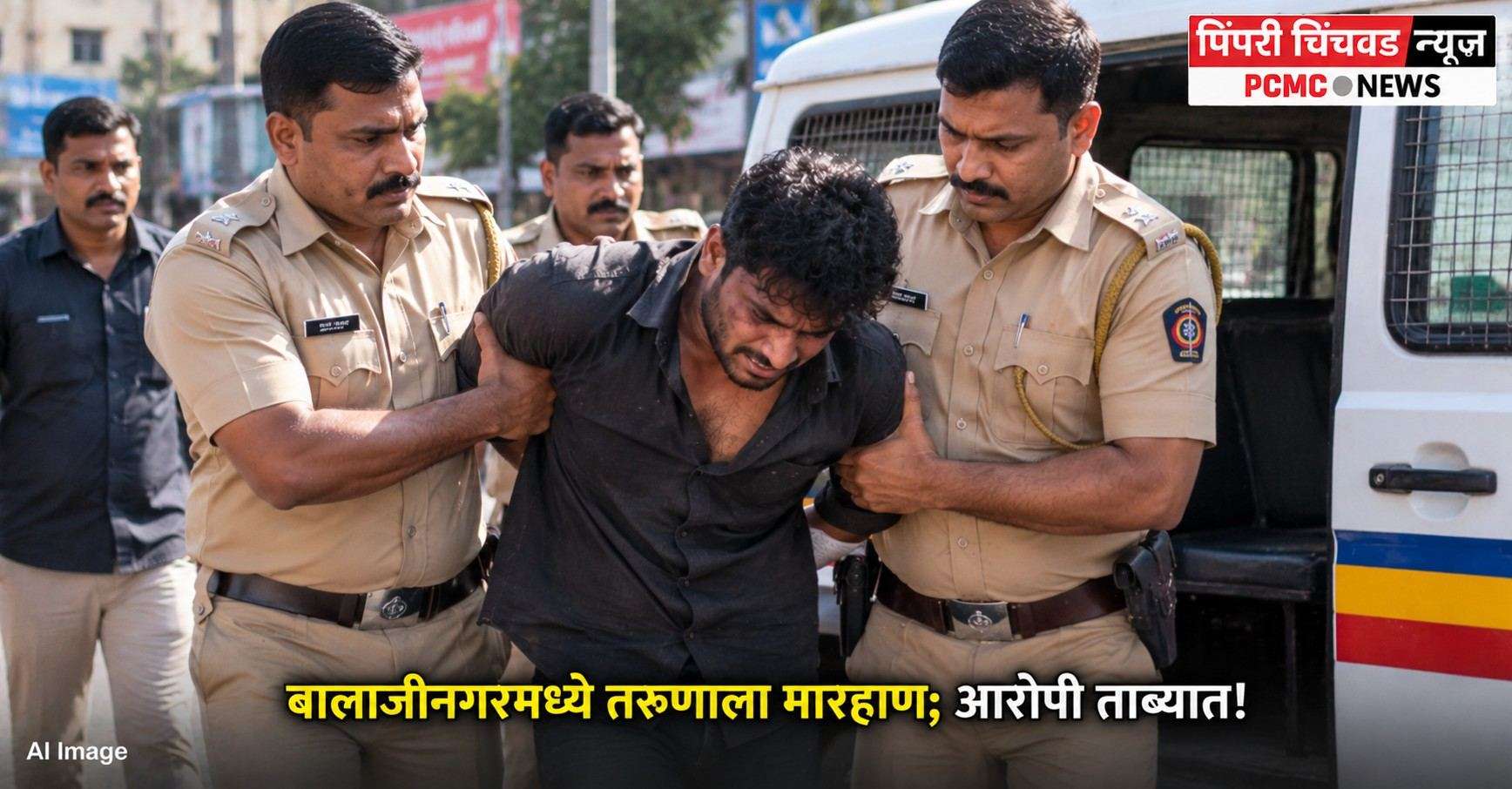 बालाजीनगरमध्ये तरुणाला मारहाण; आरोपी ताब्यात!