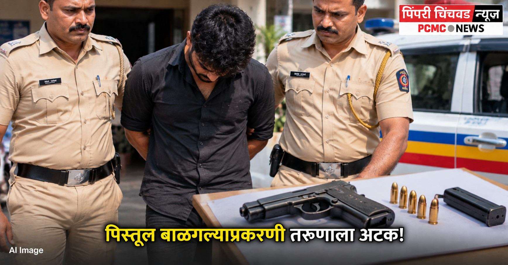 पिस्तूल बाळगल्याप्रकरणी तरुणाला अटक!