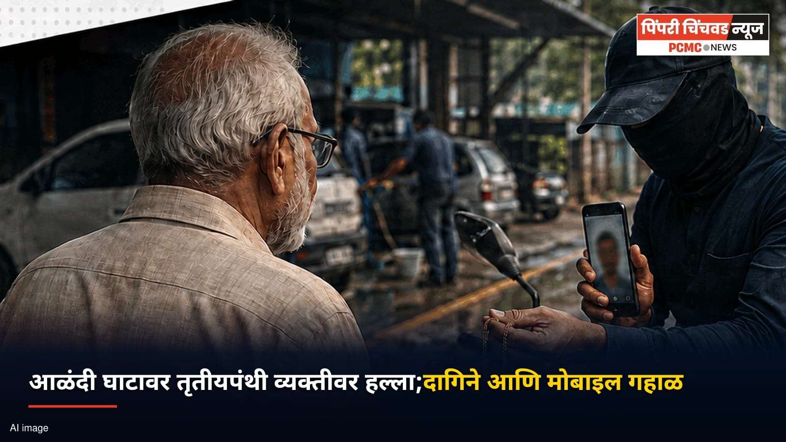 आळंदीत धार्मिक विधी मागण्यावरून तृतीयपंथी व्यक्तीवर हल्ला; दागिने आणि मोबाइल गहाळ