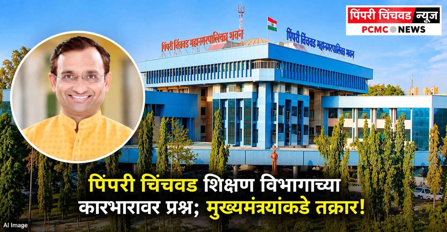 पिंपरी चिंचवड शिक्षण विभागाच्या कारभारावर प्रश्न; मुख्यमंत्र्यांकडे तक्रार
