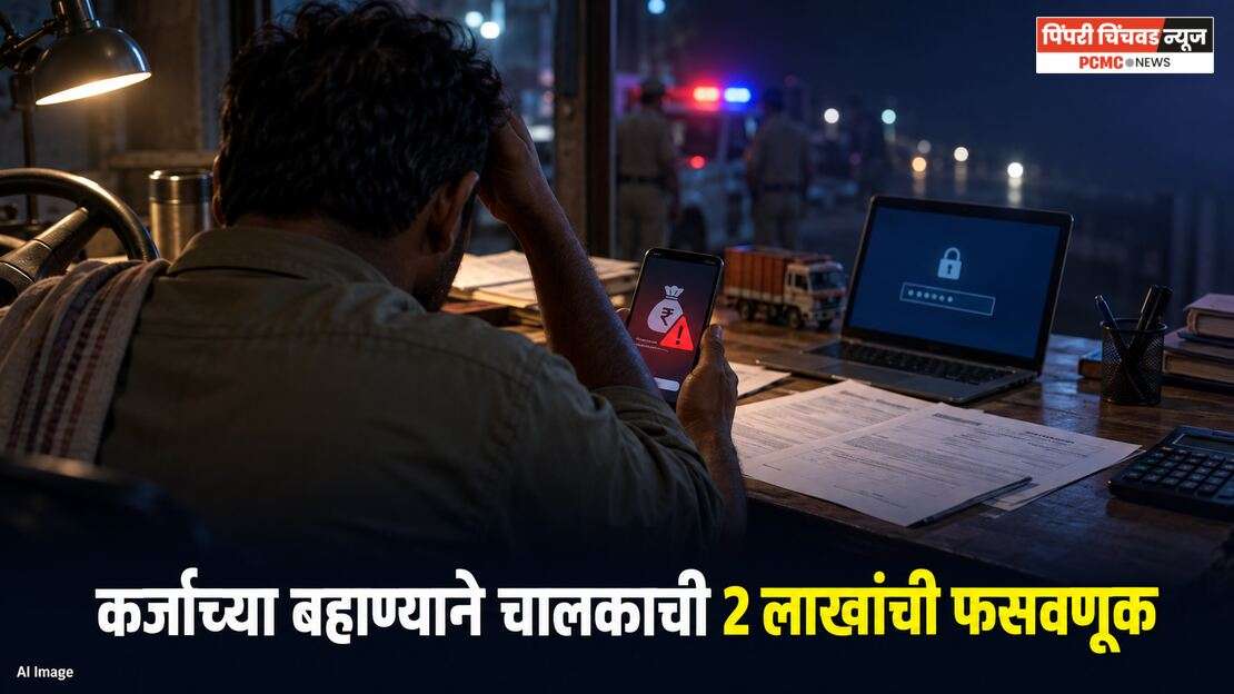 कर्ज देण्याच्या बहाण्याने मोबाइल घेतला; पिंपरीतील चालकाची सुमारे 2 लाखांची फसवणूक