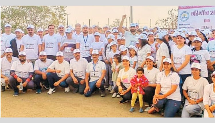 मोशीमध्ये संकल्प मॅरेथॉनला मोठा प्रतिसाद, निरोगी जीवनशैलीसाठी संदेश