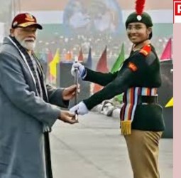 राजपथावरील एनसीसी संचलानामध्ये पिंपळे सौदागरमधील तनू भान ठरली 'बेस्ट कॅडेट'