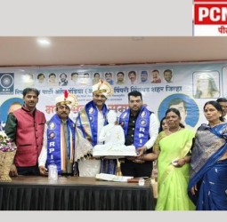 नगरसेवक झाल्याबद्दल कुणाल वाव्हळकर व धर्मपाल तंतरपाळे यांचा 'आरपीआय'तर्फे सन्मान